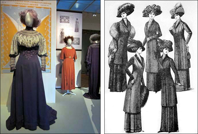 1909 Edwardian Ladies Coat Suit