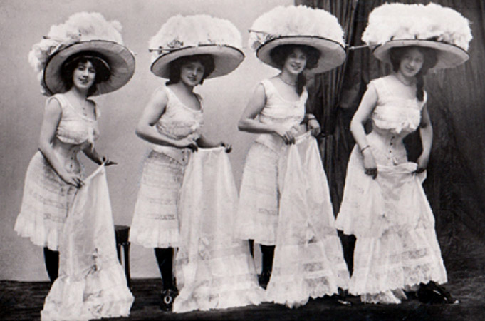 ca. 1909 Edwardian Ladies Unmentionables
