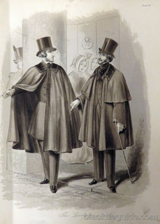 1848 Victorian Gents Evening Cloak 