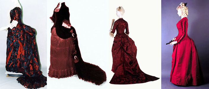 1885's Victorian Bustle Day Costume